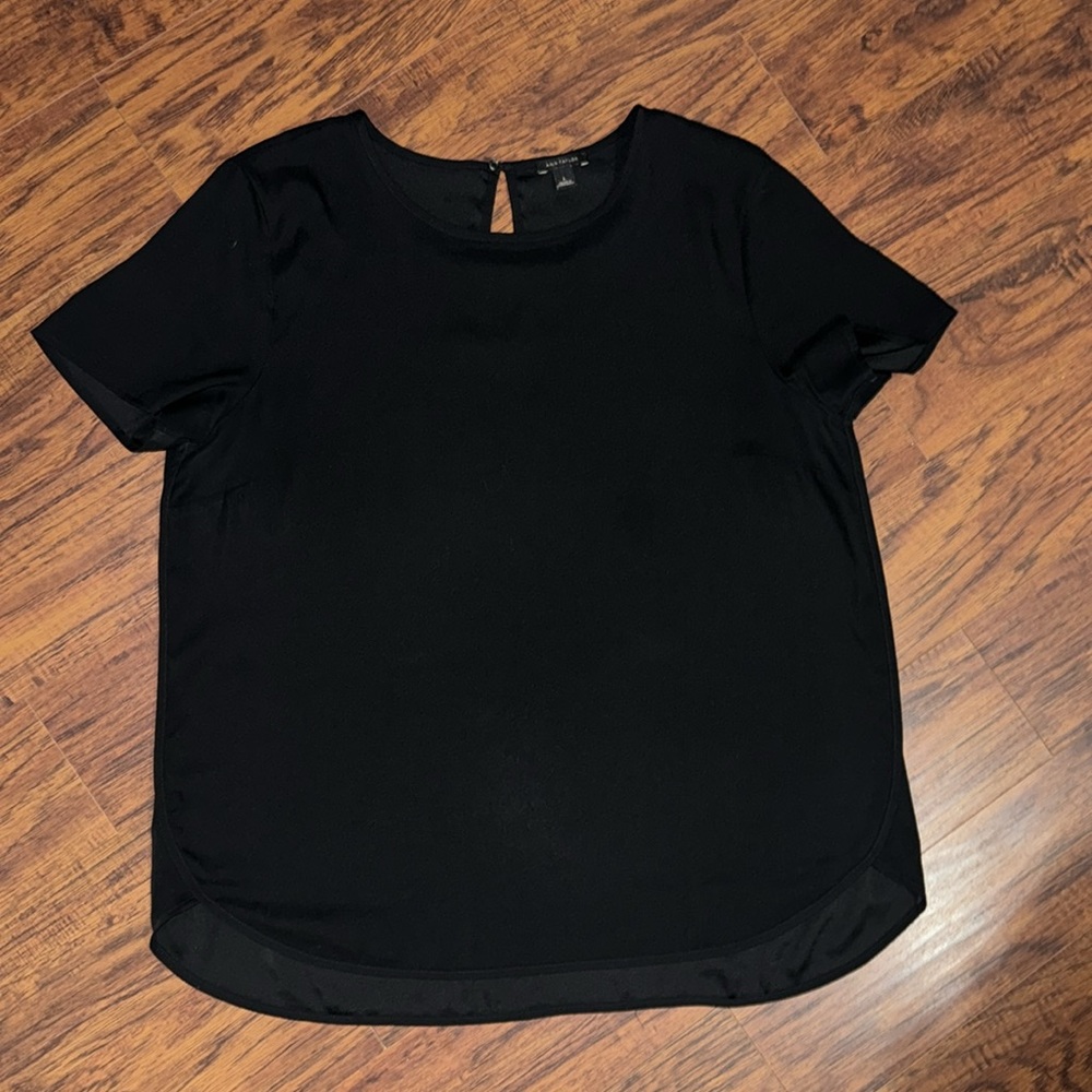 Ann Taylor Black Blouse